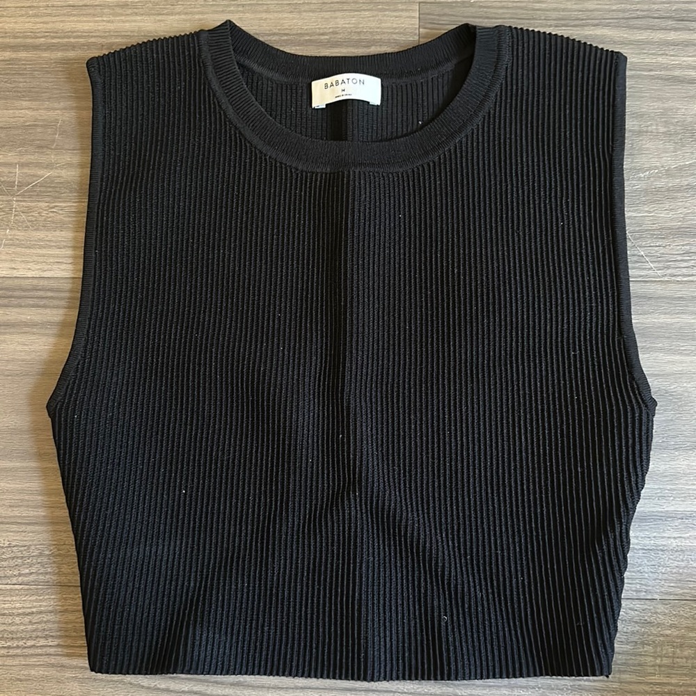 Aritzia Babaton Sculpt Cropped Top